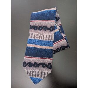 Jimmy Valvano Neck Tie The V Foundation Collection Three Silk USA Made Blue Gray
